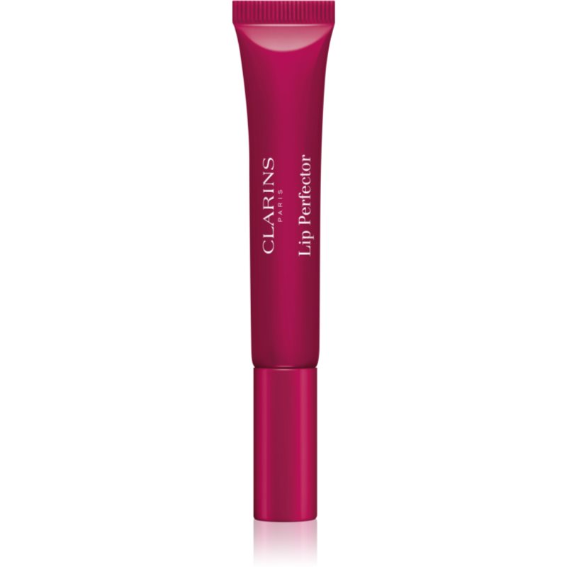 Clarins Lip Perfector Shimmer lesk na pery s hydratačným účinkom odtieň 08 Plum Shimmer 12 ml