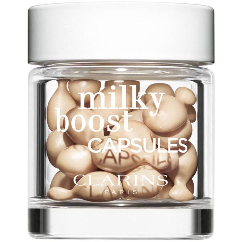E-shop Clarins Milky Boost Capsules rozjasňující make-up kapsle odstín 01 30x0,2 ml