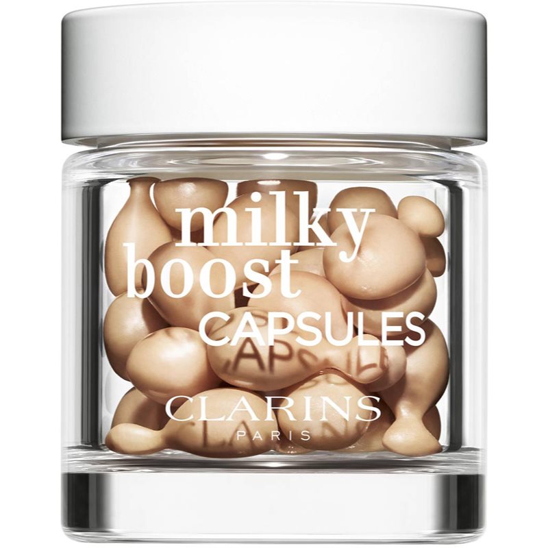 E-shop Clarins Milky Boost Capsules rozjasňující make-up kapsle odstín 02 30x0,2 ml