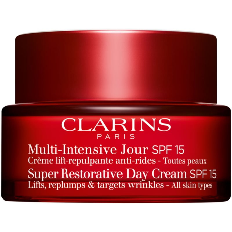 Clarins Super Restorative Day Cream SPF 15 дневен крем за всички типове кожа на лицето SPF 15 50 мл.