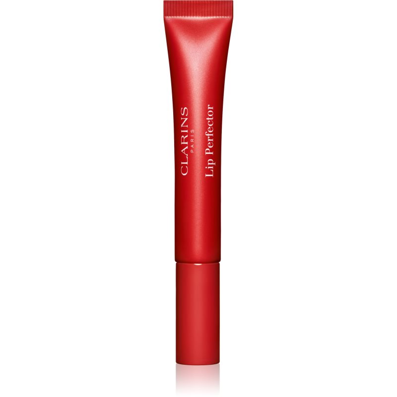 Clarins Lip Perfector Glow třpytivý lesk na rty a tváře odstín 23 pomegranate glow 12 ml