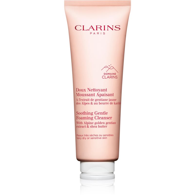 Clarins Cleansing Soothing Gentle Foaming Cleanser jemná odličovací pěna se zklidňujícím účinkem 125 ml