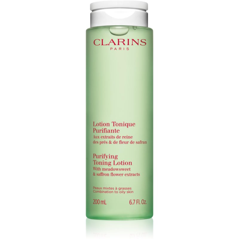 Clarins Cleansing Purifying Toning Lotion čisticí tonikum pro smíšenou až mastnou pokožku 200 ml