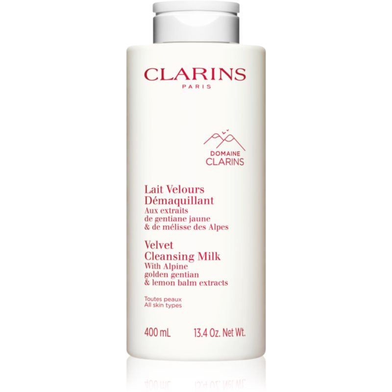 Clarins Cleansing Velvet Cleansing Milk lapte demachiant delicat pentru toate tipurile de ten 400 ml