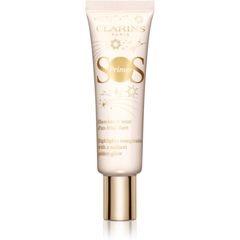 Clarins SOS Primer Gold Glow rozjasňující báze pod make-up 30 ml