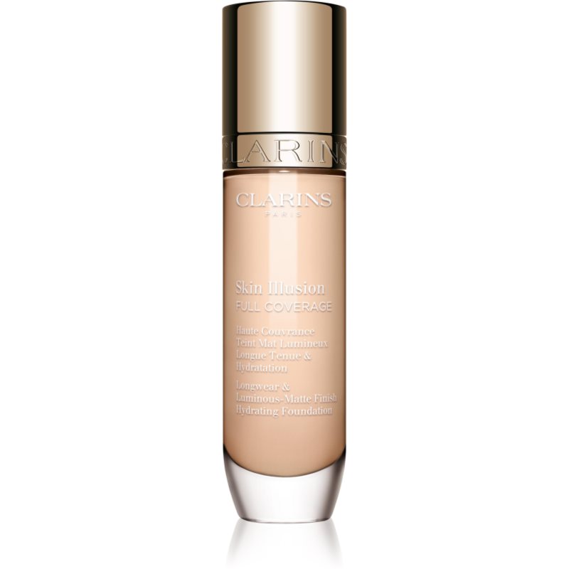 Clarins Skin Illusion Hydrating Foundation vysoko krycí make-up odtieň 100C 30 ml