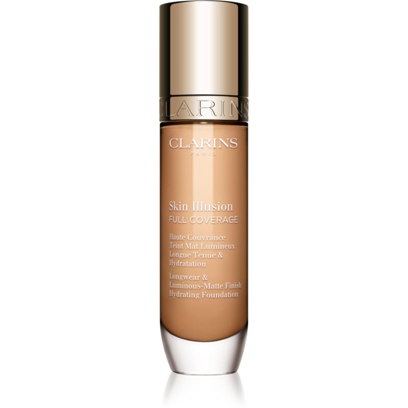 Clarins Skin Illusion Hydrating Foundation Make-up mit hoher Deckkraft Farbton 105.5W 30 ml