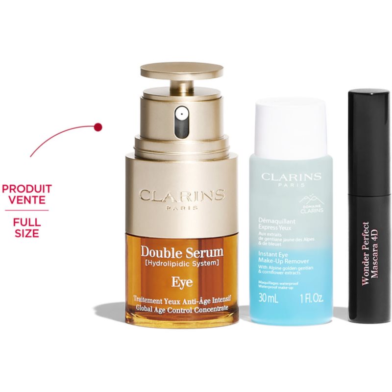 Clarins Double Serum Eye Collection zestaw upominkowy do okolic oczu 01 Perfect Black