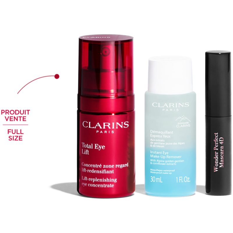 Clarins Total Eye Collection zestaw upominkowy do okolic oczu 01 Perfect Black