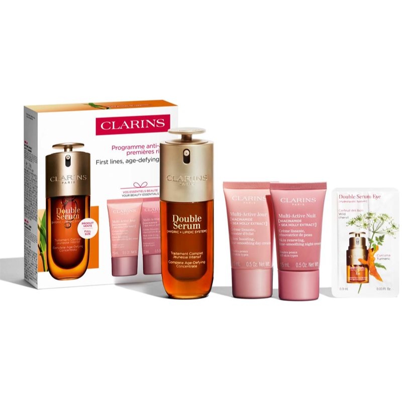 Clarins Double Serum & Multi-Active Presentförpackning för alla hudtyper female