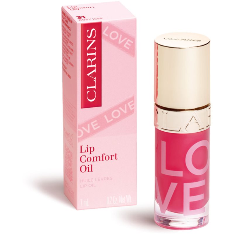 Clarins Lip Comfort Oil Love Collection olej na rty s hydratačním účinkem odstín 31 rosy kiss 7 ml (obrázek 7)