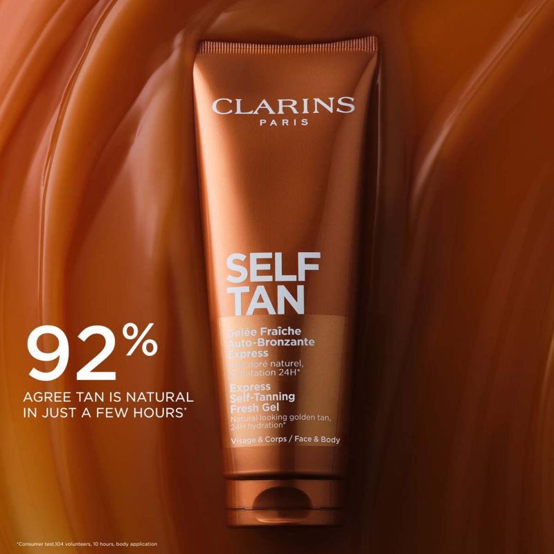 Clarins Self Tan Express Self-Tanning Fresh Gel samoopalovací gel s hydratačním účinkem 125 ml (obrázek 5)