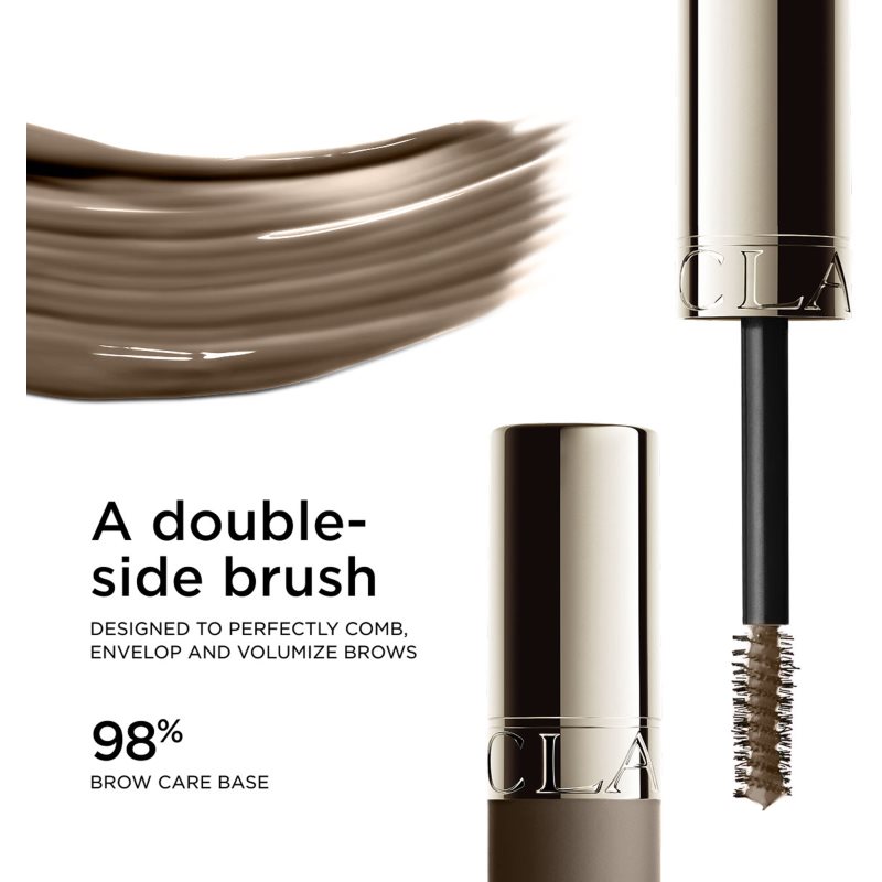 Clarins Wonder Sculp Eyebrow Gel tónovací gél na obočie odtieň 02 cool brown 5 ml (obrázok 3)