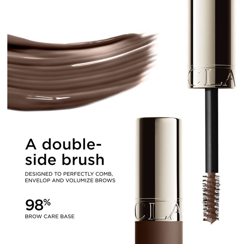 Clarins Wonder Sculp Eyebrow Gel tónovací gél na obočie odtieň 03 warm brown 5 ml (obrázok 3)