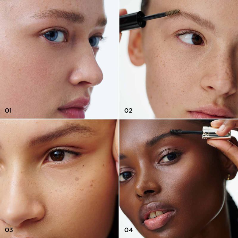 Clarins Wonder Sculp Eyebrow Gel tónovací gél na obočie odtieň 04 dark brown 5 ml (obrázok 4)