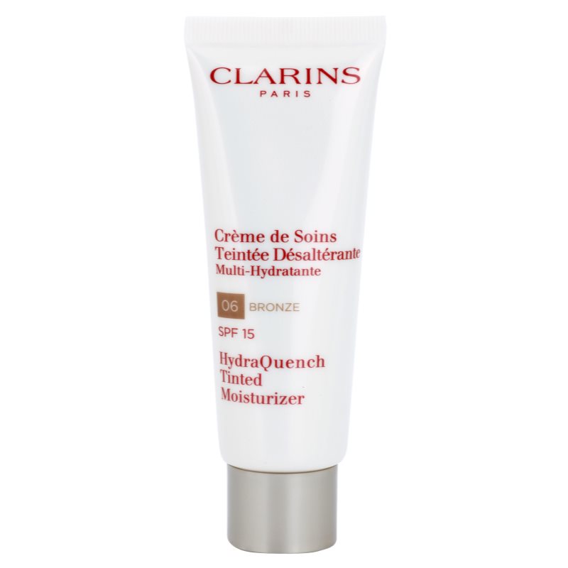 

Clarins HydraQuench Tinted Moisturizer легкий тонуючий крем із зволожуючим ефектом SPF 15 відтінок 06 Bronze