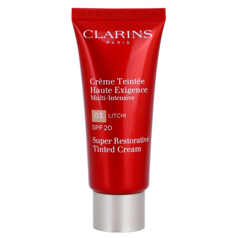 

Clarins Super Restorative Tinted Cream відновлюючий тональний крем проти зморшок SPF 20 відтінок 03 Litchi