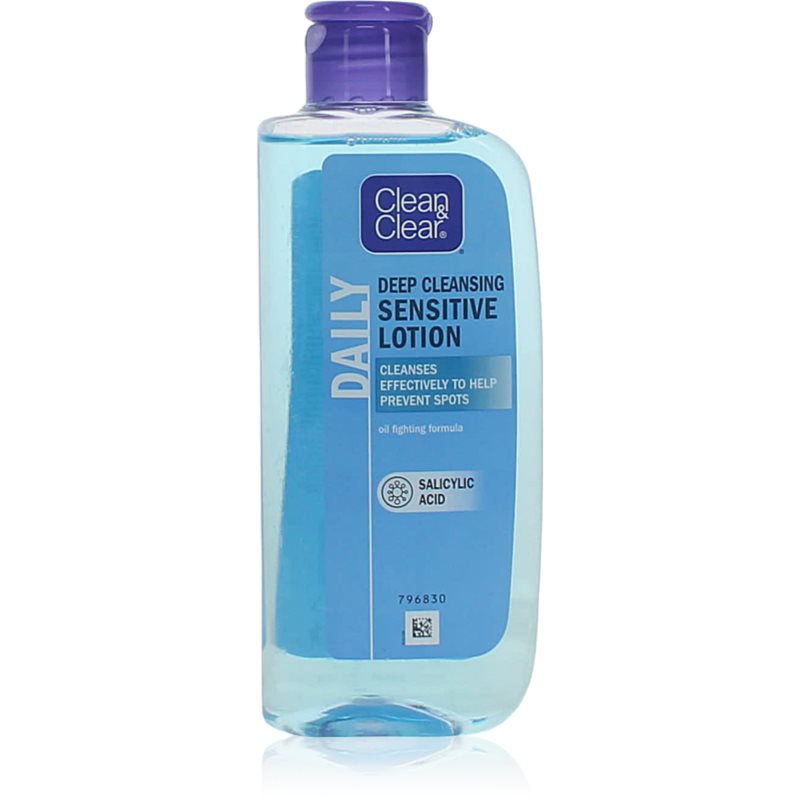 Clean & Clear Daily hloubkově čisticí pleťová voda pro citlivou pleť 200 ml