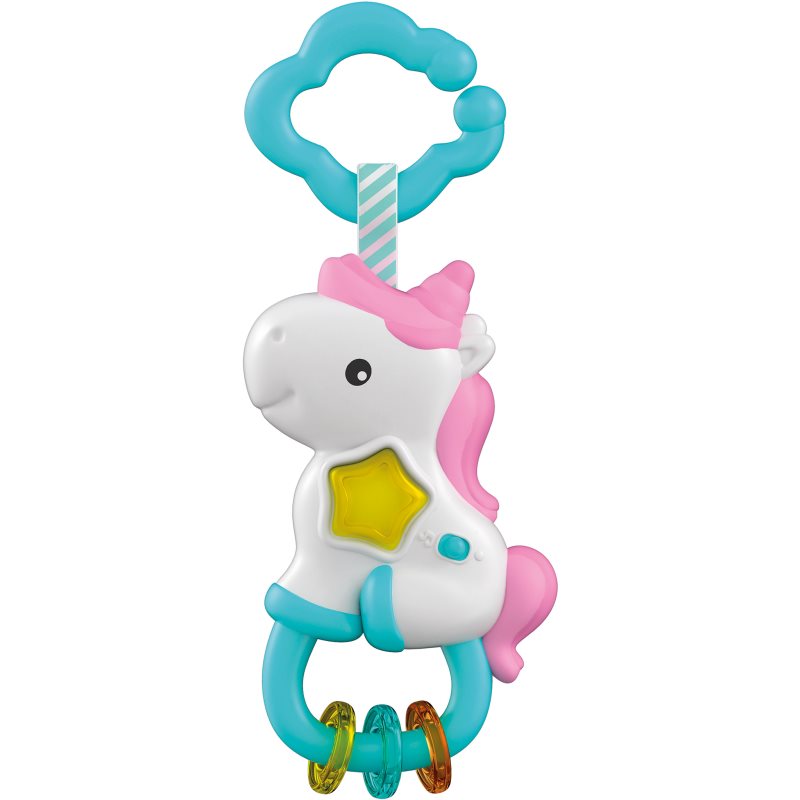 Clementoni Baby Magic Unicorn - Light & Melodies Electronic Rattle 1 Pc