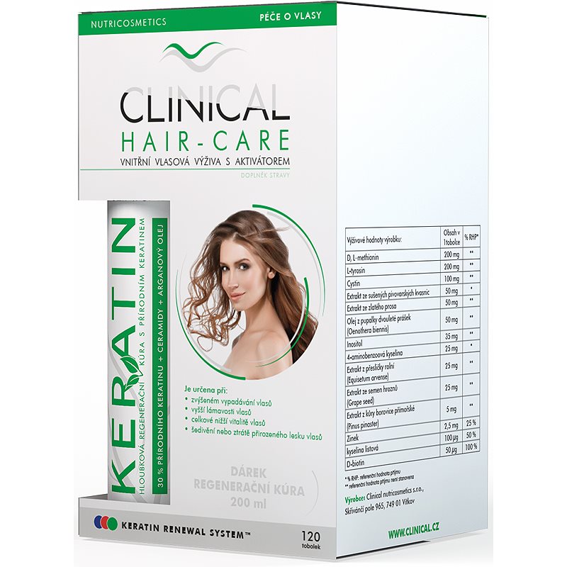 Clinical Hair-Care + Keratin sada na vlasy pre ženy