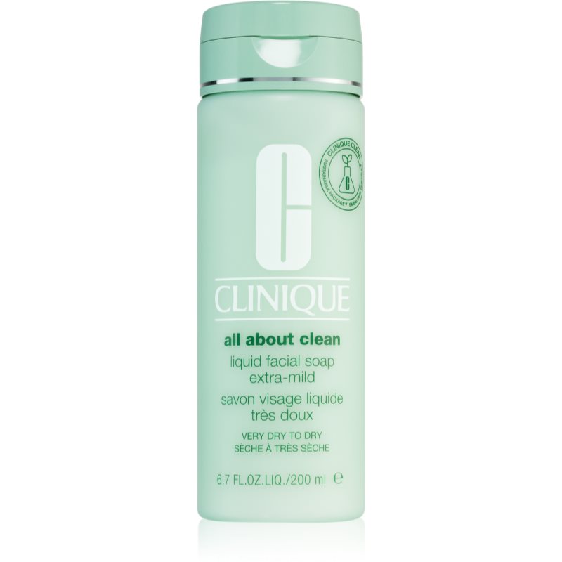 Clinique Liquid Facial Soap Extra-Mild Liquid Facial Soap Extra Mild For Dry To Very Dry Skin 200 Ml