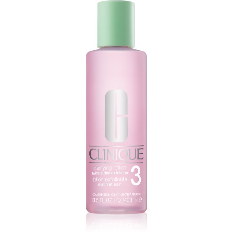 Clinique 3 Steps Clarifying Lotion 3 tonikum pre mastnú a zmiešanú pleť 400 ml