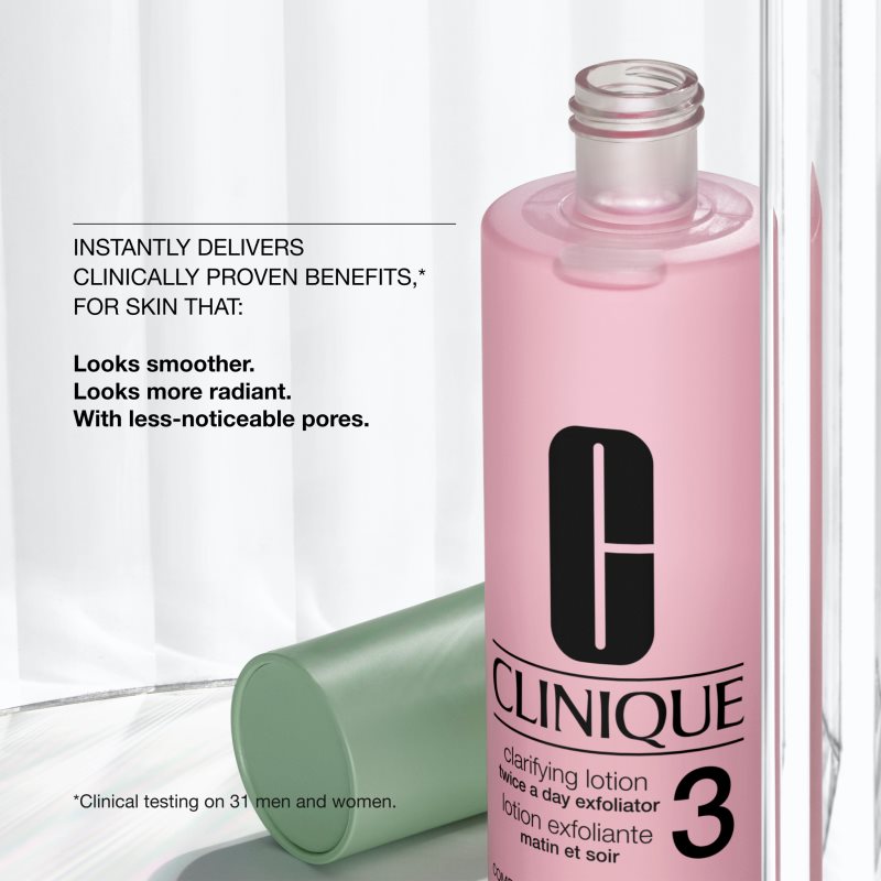 Clinique 3 Steps Clarifying Lotion 3 tonikum pro mastnou a smíšenou pleť 487 ml (obrázek 4)