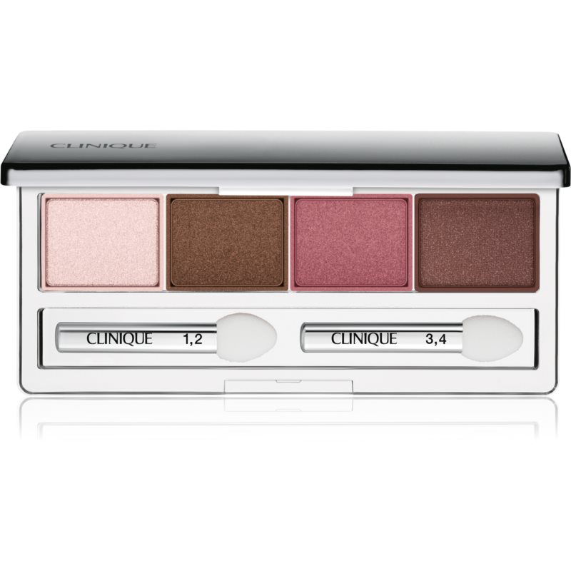 Clinique All About Shadow™ Quad сенки за очи цвят 06 Pink Chokolate 4,8 гр.