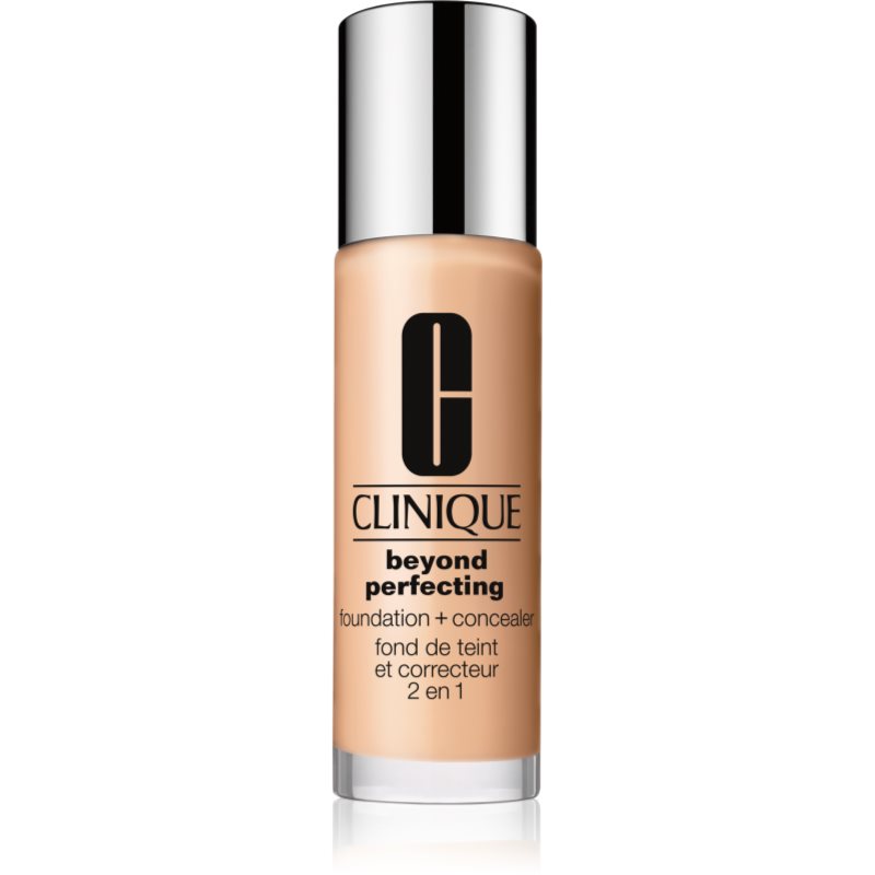 

Clinique Beyond Perfecting™ Foundation + Concealer тональний крем та коректор 2 в 1 відтінок 01 Linen