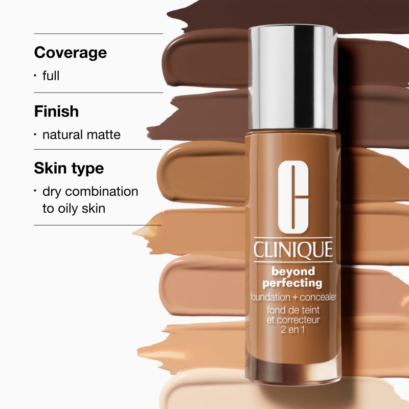 Clinique Beyond Perfecting™ Foundation + Concealer make-up a korektor 2 v 1 odstín CN10 Alabaster 30 ml (obrázek 3)