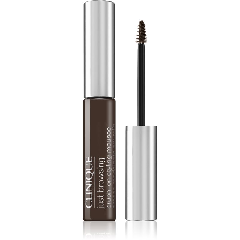 Clinique Just Browsing Brush-On Styling Mousse eyebrow gel shade Deep Brown 2 ml
