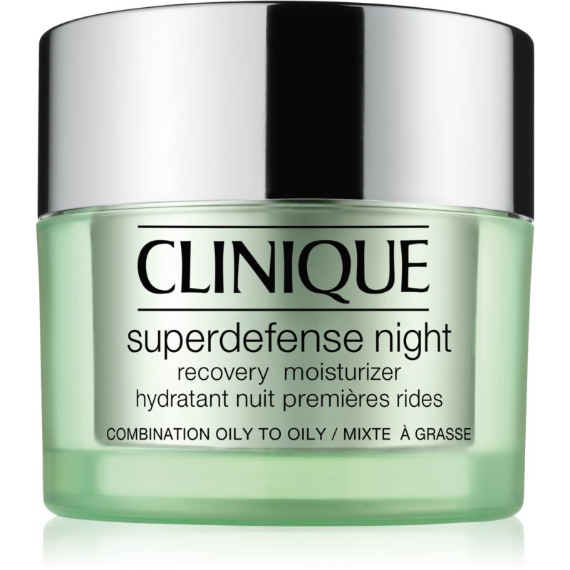 Clinique Superdefensetm Night Recovery Moisturizer moisturising anti-wrinkle night cream for oily an