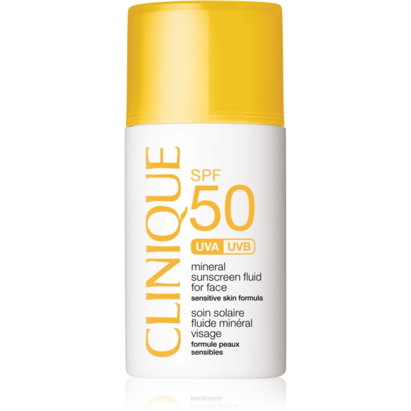 Clinique Sun SPF 50 Mineral Sunscreen Fluid For Face мінеральний сонцезахисний флюїд для обличчя SPF 50 30 мл