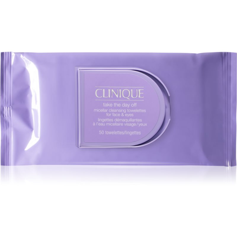 

Clinique Take The Day Off™ Micellar Cleansing Towelettes for Face & Eyes очищуючі серветки для зняття макіяжу