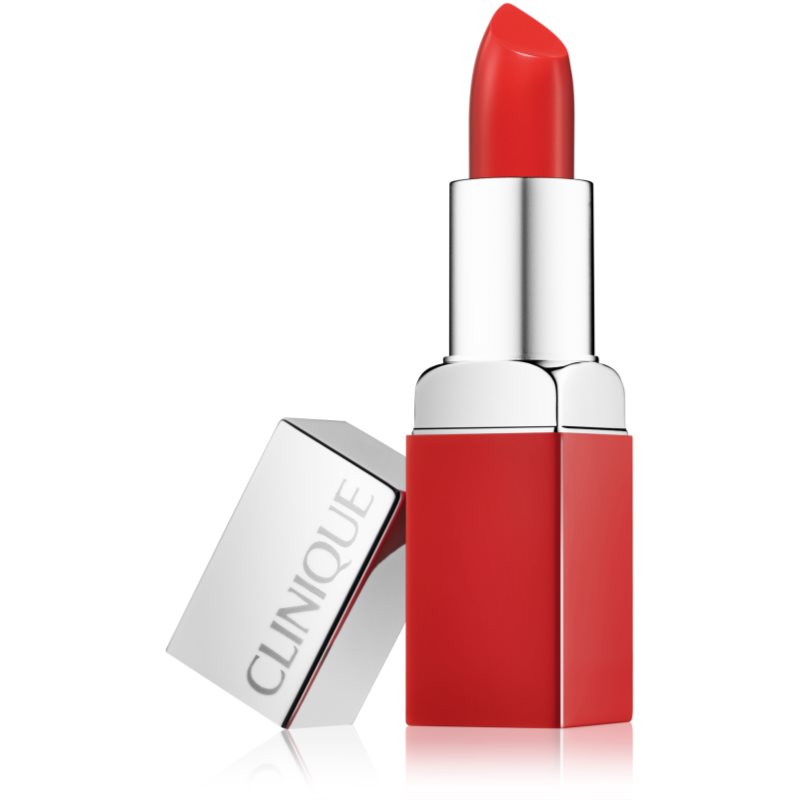 Clinique Pop™ Matte Lip Colour + Primer mattierender Lippenstift + Make-up Primer 2 in 1 Farbton 03 Ruby Pop 3,9 g