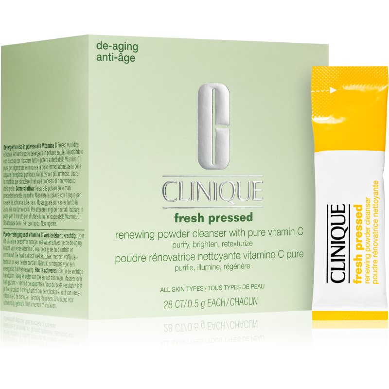 

Clinique Fresh Pressed™ Renewing Powder Cleanser with Pure Vitamin C очищуюча пудра з вітаміном С