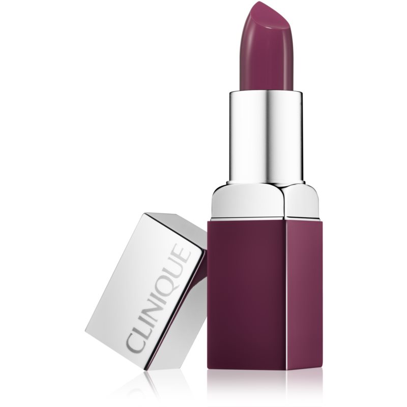 Clinique Pop™ Matte Lip Colour + Primer mattító rúzs + alapozó bázis 2 az 1-ben árnyalat 07 Pow Pop 3,9 g
