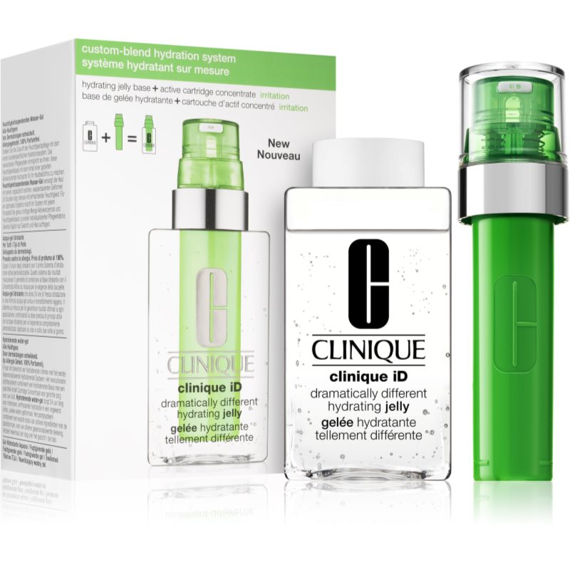 Clinique iD™ Dramatically Different™ Hydrating Jelly + Active Cartridge Concentrate for Irritation ensemble II, (pour apaiser la peau)