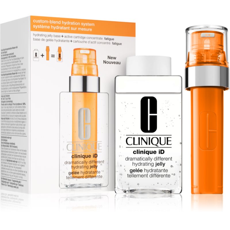 Clinique iD™ Dramatically Different™ Hydrating Jelly + Active Cartridge Concentrate for Fatigue ensemble (pour les peaux fatiguées)