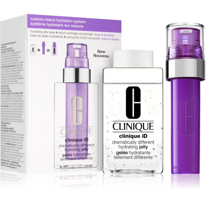Clinique iD™ Dramatically Different™ Hydrating Jelly + Active Cartridge Concentrate for Lines & Wrin ensemble II. (anti-rides)