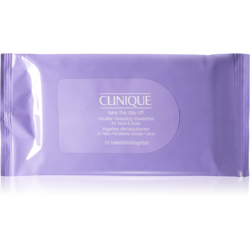 

Clinique Take The Day Off™ Micellar Cleansing Towelettes for Face & Eyes очищуючі серветки для зняття макіяжу
