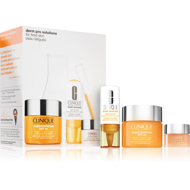 

Clinique Derm Pro Solutions: Tired Skin набір (проти перших ознак старіння шкіри)