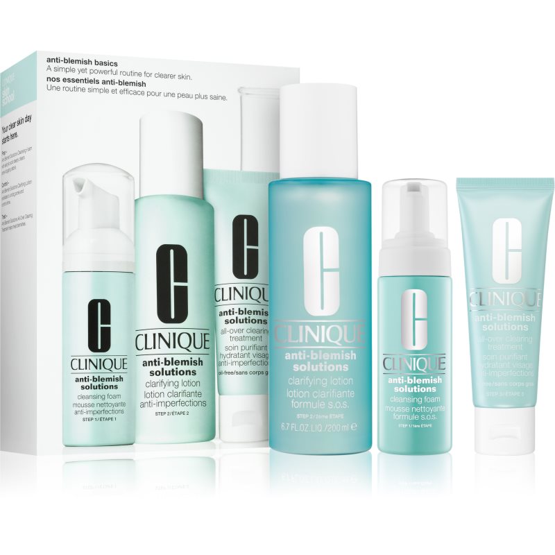 

Clinique Anti-Blemish Basics Set подарунковий набір (проти акне)