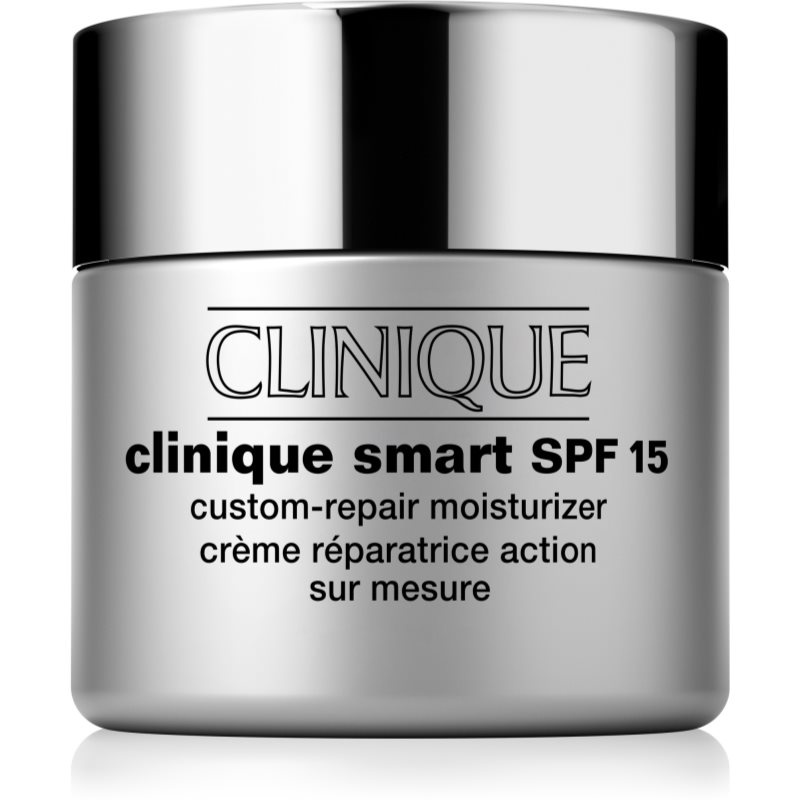 Clinique Clinique Smart™ SPF 15 Custom-Repair Moisturizer денний зволожуючий крем проти зморшок для сухої та змішаної шкіри SPF 15 75 мл