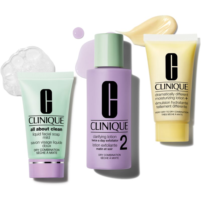 Clinique 3-Step Skin Care Kit Skin Type 2 подарунковий набір для досконалого очищення шкіри
