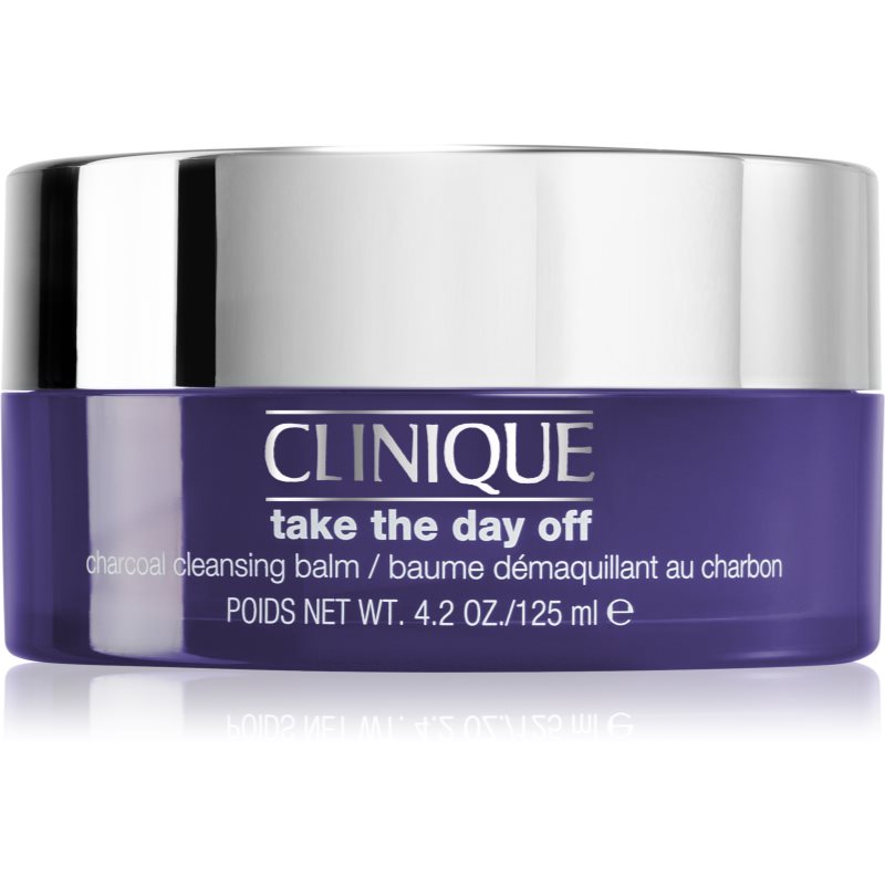 Clinique Take The Day Off™ Charcoal Detoxifying Cleansing Balm очищуючий бальзам для зняття макіяжу з активованим вугіллям 125 мл