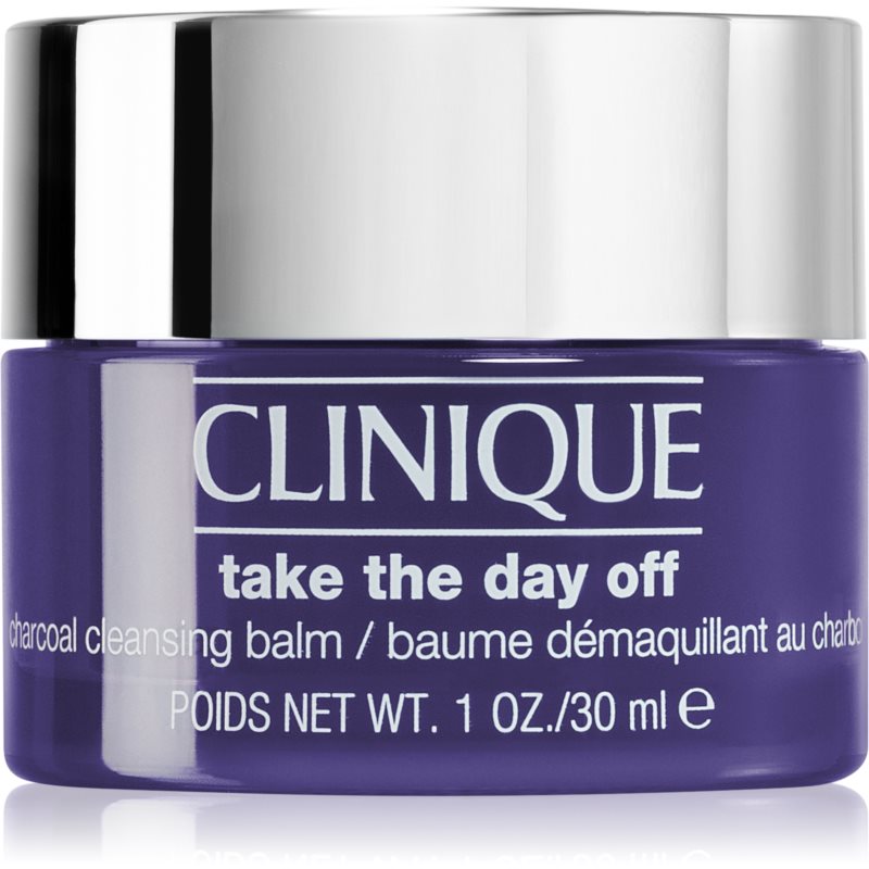 Clinique Take The Day Off™ Charcoal Detoxifying Cleansing Balm очищуючий бальзам для зняття макіяжу з активованим вугіллям 30 мл