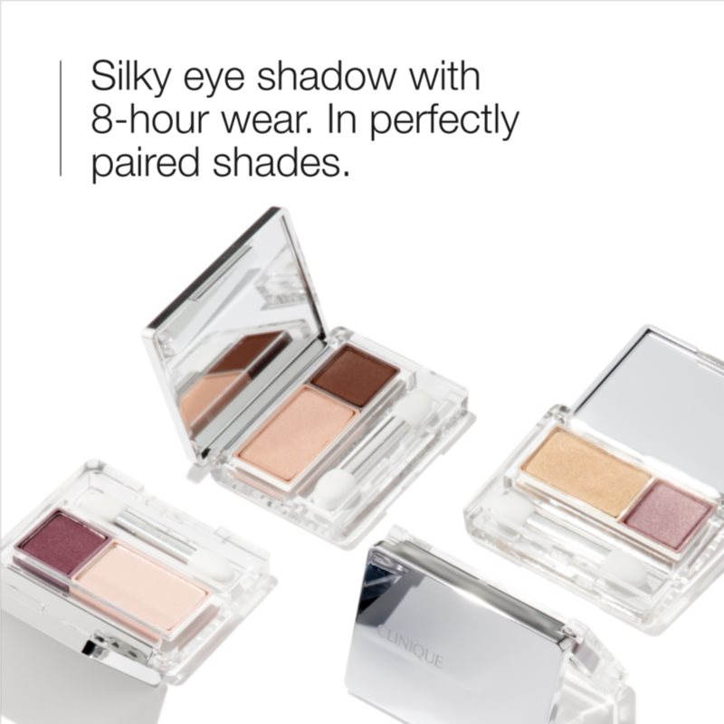 Clinique All About Shadow™ Duo duo oční stíny odstín Beach Plum 1.7 g (obrázek 3)