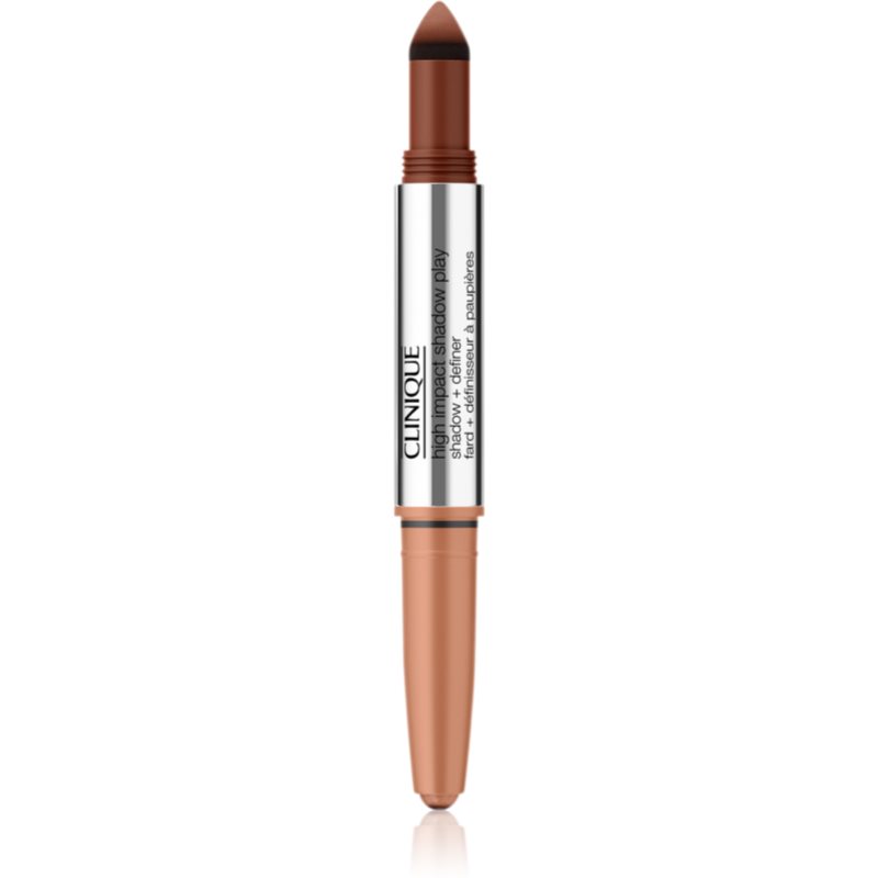 Clinique High Impact Shadow Playtm Shadow & Definer eyeshadow stick double shade Flame + Amber 1,9 g