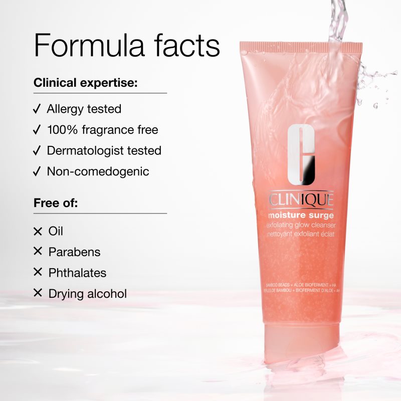 Clinique Moisture Surge™ Exfoliating Glow Scrub mildes Peelinggel 125 ml (Bild 8)